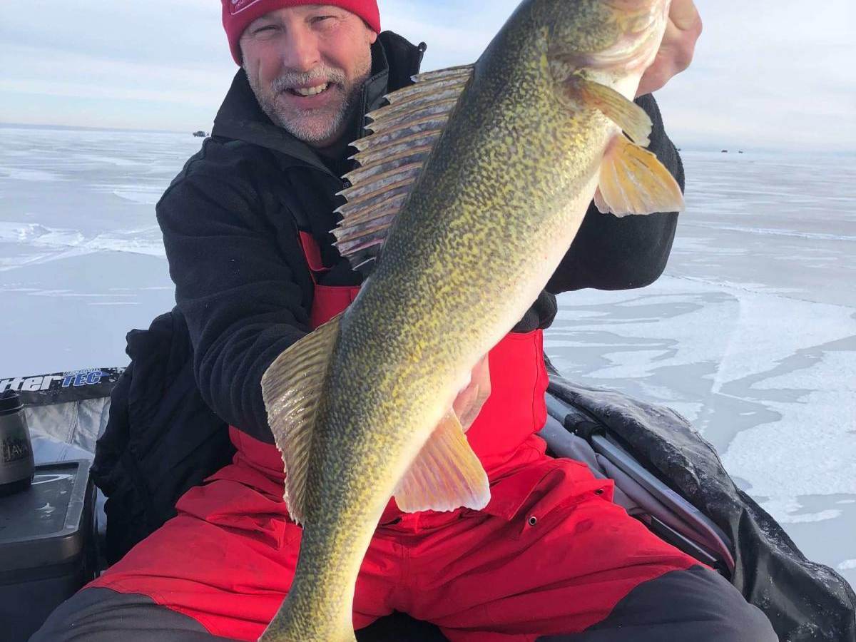 Winter Walleye Ice Fishing in Michigan's Great Lakes Bay Region Great